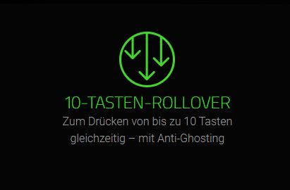 Gaming Tastatur Rollover